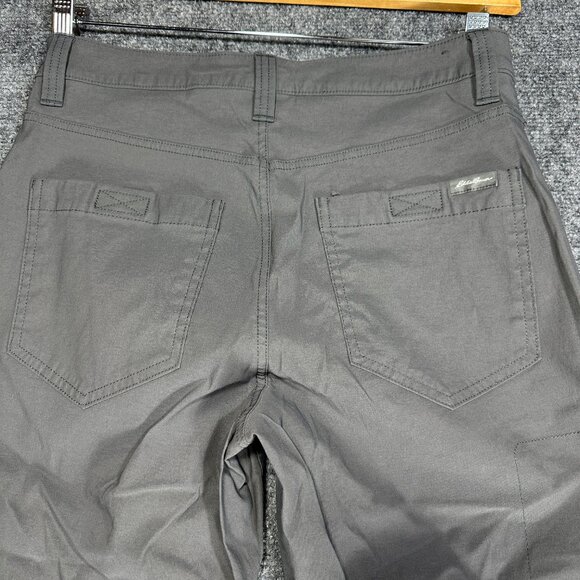 Eddie Bauer Pants Mens 30 Tech Pant Gray Nylon Stretch Pockets Zip Fly Hiking - Picture 6 of 7